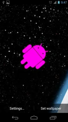 Droid in Space Live Wallpaper android App screenshot 6